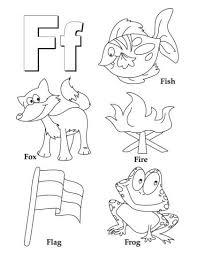 My A To Z Coloring Book Letter F Coloring Page Alphabet Coloring Pages Alphabet Coloring Alphabet Preschool