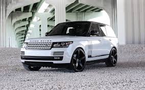 Maybe you would like to learn more about one of these? Download Wallpapers Range Rover Vogue White Luxury Suv Tuning Range Rover Black Rims Land Rover For Desktop Free Pictures For Desktop Free