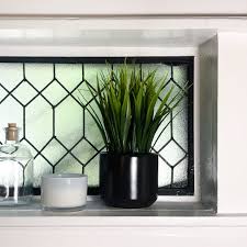 America windows presents an unusual secular theme in his oeuvre, merging symbols of american history, the chicago skyline, and the arts; Diy Faux Leaded Glass Window Urban Cottage Living