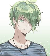 Green is yet another of those hair colors that, when you see them in real life, you know it's artificial. Pin By Luisa On Danganronpa Danganronpa Anime Boy Hair Anime Green Hair