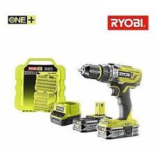 Ryobi 18v Oneplus Impact Drill And Driver Pack R18pd31 225s Set Of 127 In 2020 Ryobi Drill Percussion Drilling