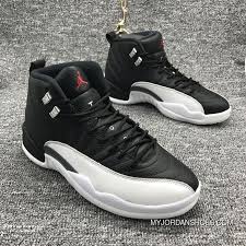 Jordan 12 Black Red White Air Jordan 12 Action Leather Black And White Men Shoes Free Shipping Price 87 28 Jordan Shoes Air Jordan Air Jordan Shoes Air Jordans Black And White Man Jordans