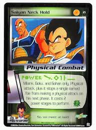 Behind this stylish veil lies a technically complex fighting game that is very rewarding to play and master. Chameleon S Den Dragon Ball Z Ccg Game Card Saiyan Neck Hold