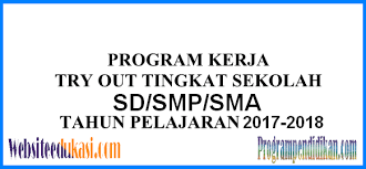 Dalam upaya meningkatkan tujuan yang ingin dicapai oleh smp/mts. Program Kerja Try Out Usbn Terbaru 2018 Websiteedukasi Com