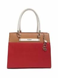 Authentic GUESS Women's Florencia Satchel Purse Bag RED 843061102876 | eBay