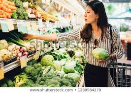 We offer free shipping to the lower 48 states on orders over $45 and most orders process by next day, same day in many cases. Asian Local Woman Buy Vegetables And Fruits In Supermarket Young Chinese Lady Holding Green Leaf Vegetable Basic Grocery List Money Saving Meals Grocery Shop