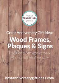 anniversary gift idea wooden frames