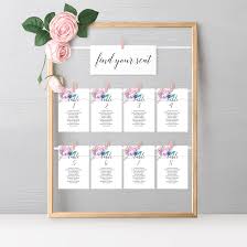 Mary Merry Seating Chart Stationery