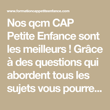 Nos Qcm Cap Petite Enfance Sont Les Meilleurs Grace A Des Questions Qui Abordent Tous Les Sujets Vous Pourrez Juger Cap Petite Enfance Petite Enfance Enfance