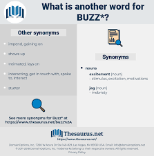 Synonyms For Buzz Thesaurus Net