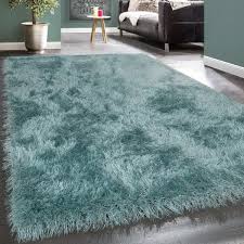 Estrada Shag Turquoise Rug Shaggy Teppich Teppich Teppich Turkis