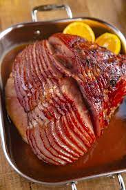 Baked Ham (With Brown Sugar Glaze) - Dinner, Then Dessert