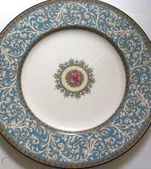 Maybe you would like to learn more about one of these? Wedgwood Bone China Two Vintage Dinner Plates In Praze Turquoise Pattern 1736054137