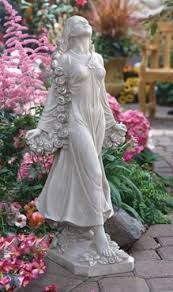 Flora Divine Patroness Of Gardens Statue From Design Toscano Garden Statues Garden Sculpture Goddess Statue