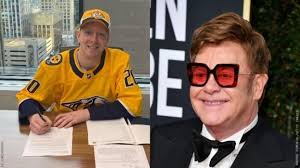 Elton John Surprised Out NHL Prospect Luke Prokop (& Mom) with a Call