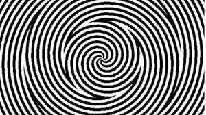 This particular motion aftereffect is also known as the waterfall illusion. This Spinning Spiral Optical Illusion Will Blow Your Mind