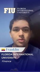 Congrats Franklin!, Nos llena de orgullo compartir que Franklin Ruales,  originario de Guayaquil, Ecuador, ha sido aceptado en Florida International  University @fiuinstagram y ha obtenido su visa de ...
