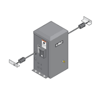 DoorKing 9050-380 Slide Gate Operator - Steel Cover