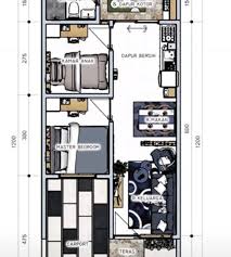 Tapi bukan berarti rumah minimalis dengan denah rumah 6 x 9 ini, kamu juga bisa membuat teras untuk bersantai. Desain Rumah Ukuran 5x12 1 Lantai Minimalis Dan Modern Desain Rumah Minimalis Sederhana