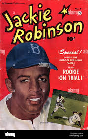Jackie robinson brooklyn dodgers hi-res stock photography and images