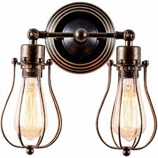 Pair of gino sarfatti model #10 sconces for arteluce. Vintage Wall Lights 2 Light Lamp Base Adjustable Wall Lamp Retro Industrial Lighting Lighting Rustic Wire Metal Cage Sconces Indoor Home Bar Club