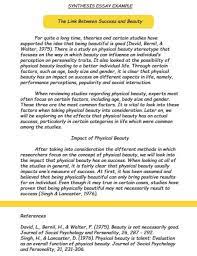 It also analyzes the same song with the two different. Synthesis Essay Examples Find Good Ideas For Your Essay