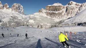 Canazei is strategically located as it is a very good base for trips to the dolomites. Canazei Belvedere Ski Area Val Di Fassa Dolomiti Italy Sellaronda Youtube