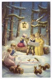 Angioletti Anges Buon Anno Bonne Annee Neve Angeli Bambini Enfants Kinder Illustrazione Di Natale Biglietto Natalizio Immagini Di Natale