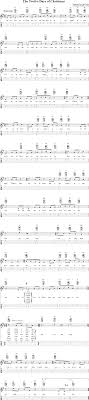 Christmas is coming and time to dust off a few party tricks, so here's a list of all last years' christmas ukulele tabs and chords. The Twelve Days Of Christmas Chords Sheet Music And Tab For Ukulele With Lyrics Christmas Ukulele Ukulele Tabs Songs Ukulele Fingerpicking Songs