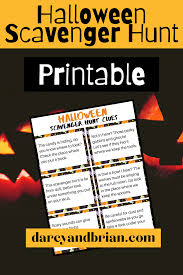 If you wind up doing this. Printable Halloween Scavenger Hunt Clues