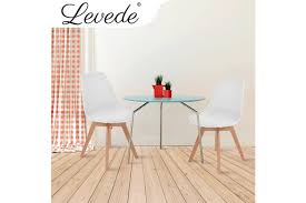 Buy your replica furniture online and save! Dick Smith Levede 2x Retro Replica Pu Leather Dining Chair Office Cafe Lounge Chairs Home Garden Furniture Chairs