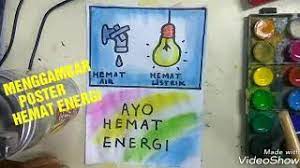 Sekarang buatlah poster tentang hemat listrik. Menggambar Poster Hemat Energi 2 Drawing Poster Saving Energy Mulyadi Art Class Youtube