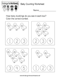 This Is A Cute Counting Worksheet For Preschoolers Or Kindergarteners Kids Will Counting Worksheets Kindergarten Math Worksheets Preschool Counting Worksheets