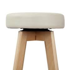 Backless bar stools tuck neatly under a counter to keep the sightlines clear. Artiss 2x Kitchen Bar Stools Wooden Bar Stool Swivel Barstools Counter Chairs 74cm Leather Cream Spillarosales