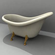 Old Style Bath Tub 3d Model Tub Bath 3d Model
