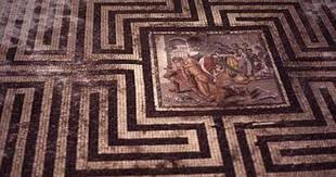 53 An Eternal Way Of Confusion Labyrinth Roman Mosaic Mosaic