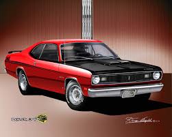 Image result for Bright Red 1970 Dart