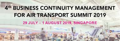 4th Business Continuity Management For Air Transport Summit 2019