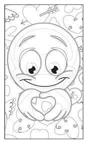 Emoji images smiley emotion faces templates printable free face template free smiley faces coloring pages cool emoji emoji coloring pages. Emoji Love Coloring Book 30 Cute Fun Pages For Adults Teens And Kids Great Party Gift Travel Siz Emoji Coloring Pages Coloring Books Detailed Coloring Pages