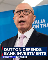 Peter Dutton has defended accusations he has not been transparent over his  large property and share portfolio, following scrutiny over bank shares he  traded after the global financial crisis in 2008. The