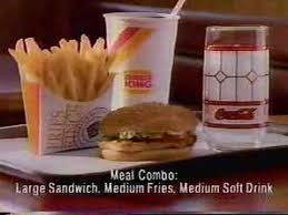 The franchise slogan currently reads, have it your way! Burger King Frosted Coca Cola Glass Commercial 1990s Youtube