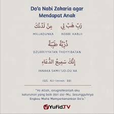 Doa mudah untuk dapat anak soleh | ustazah asma harun. Ensiklopedia Islam Doa Nabi Zakaria Agar Mendapat Anak