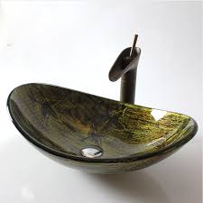 Starting at $17 /mo with affirm. Retro Oval Tempered Glass Sink Faucet Not Included