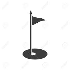 Golf Flag Icon Golf Flag Vector Isolated On White Background Illustration Aff Icon Vector Golf Flag Flag Icon Flag Vector Vector Character Design