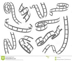 Download Film Strip Set Vector Illustration On White Background Film Strip Vector Illustration Line Art Vector