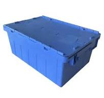 ‫600x420x462mm (84.6L) صندوق تخزين بلاستيكي قابل للتكديس ...‬‎