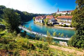 Swimming in the aare is loads of fun and it might be super tempting if the weather is getting so hot. View Of Bern Old City Center With River Aare Bern Is Capital Stock Photo Picture And Royalty Free Image Image 65908809