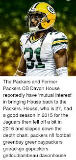 The Packers And Former Packers Cb Davon House Reportedly