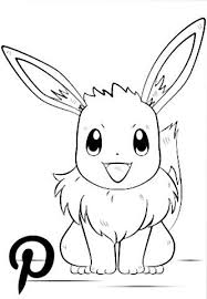 Evoli Pokemon Coloring Page Ausmalbild Fur Kindergeburtstag Pokemon Pikachu Character