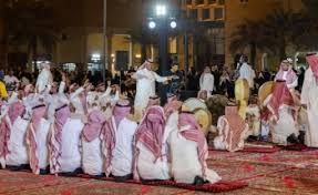 صور| 'فن السامر والمحاورة' تعكس الموروث السعودي بقصر الحكم في الرياض